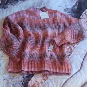 Grace + Karma Ombre Honeycomb Sweater